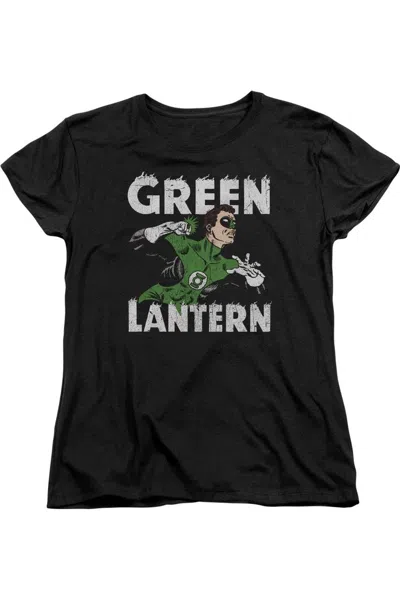 Gildan Dc Comics Hal Power Short Sleeve Womens Tee / T-shirt In Black