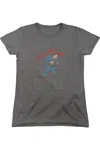 Gildan Dc Comics Hardened Heart Short Sleeve Womens Tee / T-shirt In Pink