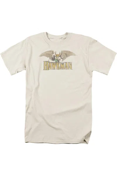Gildan Dc Comics Hawkman Short Sleeve Adult Tee / T-shirt In Beige