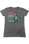 Gildan Dc Comics Here Kitty Short Sleeve Womens Tee / T-shirt In Pink