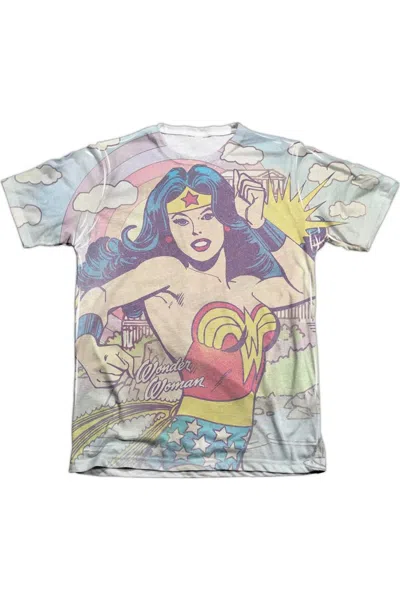 Gildan Dc Comics Hometown Girl Adult Poly/cotton Short Sleeve Tee / T-shirt In White