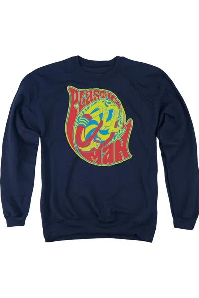 Gildan Dc Comics How I Roll Adult Crewneck Sweatshirt In Blue