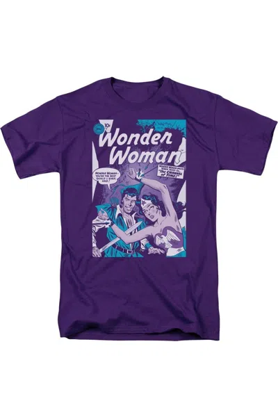 Gildan Dc Comics Human Shield Short Sleeve Adult Tee / T-shirt In Purple