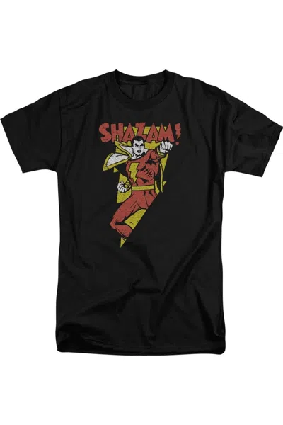 Gildan Dc Comics In Bolt Short Sleeve Adult Tall Tee / T-shirt In Black