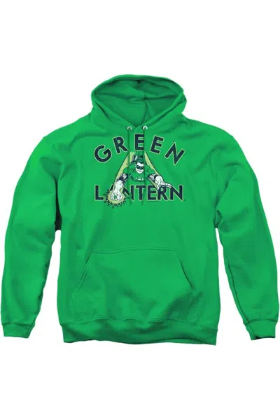 Gildan Dc Comics In Flight Adult Pull Over Hoodie / Hooded Sweatshirt In Green
