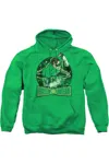 Gildan Dc Comics In The Spotlight Adult Pull Over Hoodie / Hooded Sweatshirt In Green