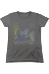 Gildan Dc Comics Interesting Short Sleeve Womens Tee / T-shirt In Pink
