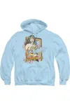 Gildan Dc Comics Invisible Jet Adult Pull Over Hoodie / Hooded Sweatshirt In Blue