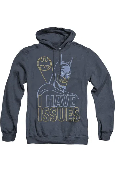 Gildan Dc Comics Issues Adult Heather Hoodie / Hooded Sweatshirt In Blue