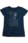 Gildan Dc Comics Issues Short Sleeve Womens Tee / T-shirt In Blue