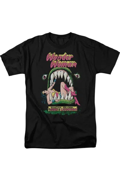 Gildan Dc Comics Jaws Short Sleeve Adult Tee / T-shirt In Black