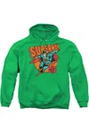 Gildan Dc Comics Job For Me Adult Pull Over Hoodie / Hooded Sweatshirt In Green
