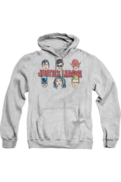 Gildan Dc Comics Justice Lineup Adult Pull Over Hoodie / Hooded Sweatshirt In Multi