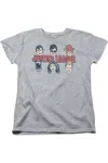 Gildan Dc Comics Justice Lineup Short Sleeve Womens Tee / T-shirt In Multi