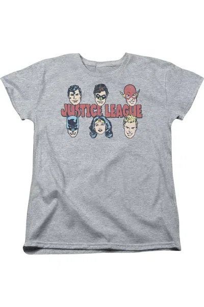 Gildan Dc Comics Justice Lineup Short Sleeve Womens Tee / T-shirt In Multi