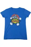 Gildan Dc Comics Kaboom Short Sleeve Womens Tee / T-shirt In Blue
