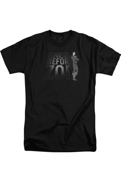 Gildan Dc Comics Kneel Zod Short Sleeve Adult Tall Tee / T-shirt In Black