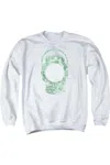 Gildan Dc Comics Lantern Cover Adult Crewneck Sweatshirt In White
