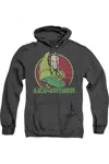 Gildan Dc Comics Lex Luthor Adult Heather Hoodie / Hooded Sweatshirt In Black