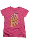 Gildan Dc Comics Lois Lane Short Sleeve Womens Tee / T-shirt In Pink