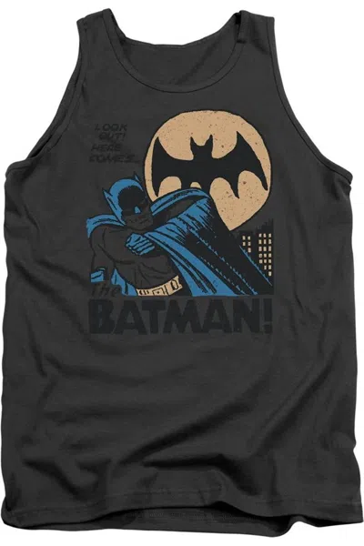 Gildan Dc Comics Look Out Adult Tank Top In Pink