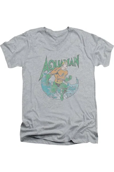 Gildan Dc Comics Marco Short Sleeve Adult V Neck Premium Cotton Tee / T-shirt In Multi