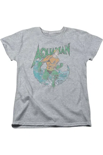 Gildan Dc Comics Marco Short Sleeve Womens Tee / T-shirt In Gray