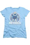 Gildan Dc Comics Mr Freeze Short Sleeve Womens Tee / T-shirt In Blue