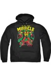 Gildan Dc Comics Mr Miracle Adult Pull Over Hoodie / Hooded Sweatshirt In Black