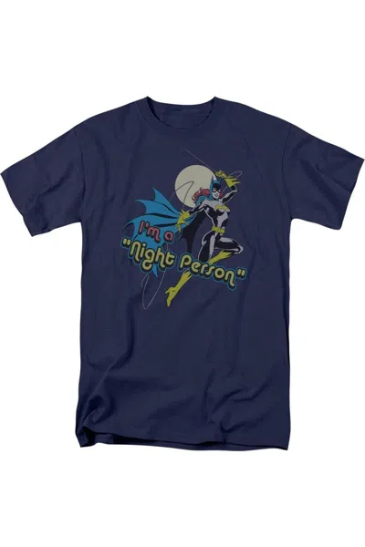 Gildan Dc Comics Night Person Short Sleeve Adult Tee / T-shirt In Blue