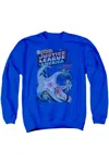 Gildan Dc Comics No 28 Adult Crewneck Sweatshirt In Blue