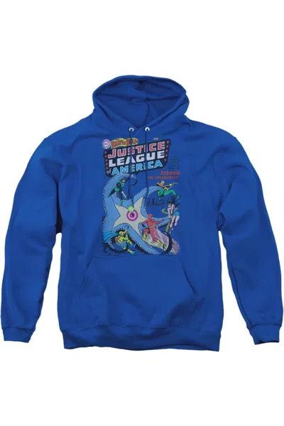 Gildan Dc Comics No 28 Adult Pull Over Hoodie / Hooded Sweatshirt In Blue