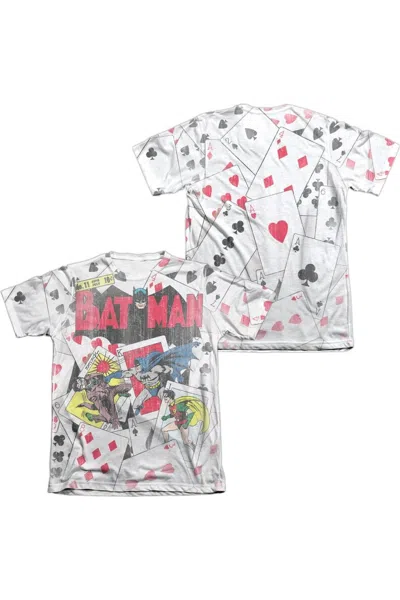 Gildan Dc Comics Number 11 All Over (front/back Print) Adult 65/35 Poly/cotton Short Sleeve Tee / T-shirt In White