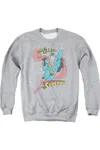 Gildan Dc Comics On The Job Adult Crewneck Sweatshirt In Multi