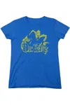Gildan Dc Comics One Color Fate Short Sleeve Womens Tee / T-shirt In Blue