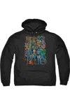Gildan Dc Comics Original Universe Adult Pull Over Hoodie / Hooded Sweatshirt In Black