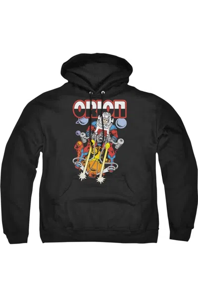 Gildan Dc Comics Orion Adult Pull Over Hoodie / Hooded Sweatshirt In Black