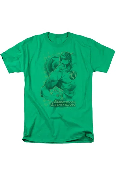 Gildan Dc Comics Pencil Energy Short Sleeve Adult Tee / T-shirt In Green