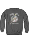 Gildan Dc Comics Plays Rough Adult Crewneck Sweatshirt In Pink