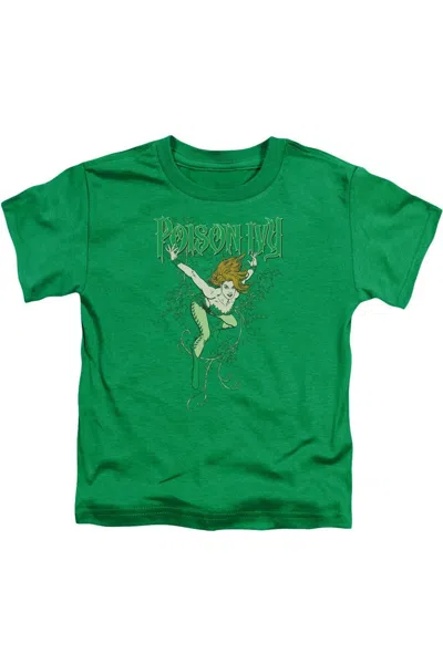Gildan Kids' Dc Comics Poison Ivy Short Sleeve Youth Tee / T-shirt In Green