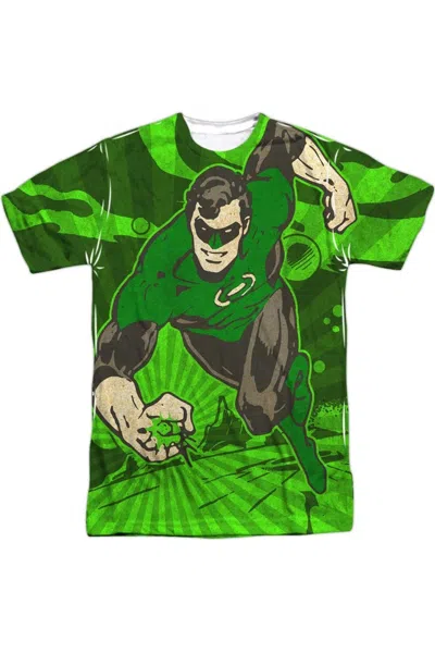 Gildan Dc Comics Radiant Power Short Sleeve Adult Poly Crew Tee / T-shirt In White