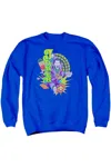 Gildan Dc Comics Raw Deal Adult Crewneck Sweatshirt In Blue