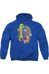 Gildan Dc Comics Raw Deal Adult Pull Over Hoodie / Hooded Sweatshirt In Blue