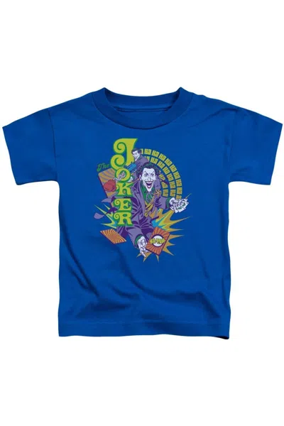 Gildan Kids' Dc Comics Raw Deal Short Sleeve Juvenile Tee / T-shirt In Blue