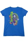 Gildan Dc Comics Raw Deal Short Sleeve Womens Tee / T-shirt In Blue
