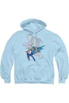 Gildan Dc Comics Real Men Adult Pull Over Hoodie / Hooded Sweatshirt In Blue
