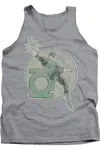 Gildan Dc Comics Retro Lantern Iron On Adult Tank Top In Multi