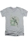 Gildan Dc Comics Retro Lantern Iron On Short Sleeve Adult V Neck Tee / T-shirt In Multi