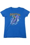 Gildan Dc Comics Ride Free Short Sleeve Womens Tee / T-shirt In Blue