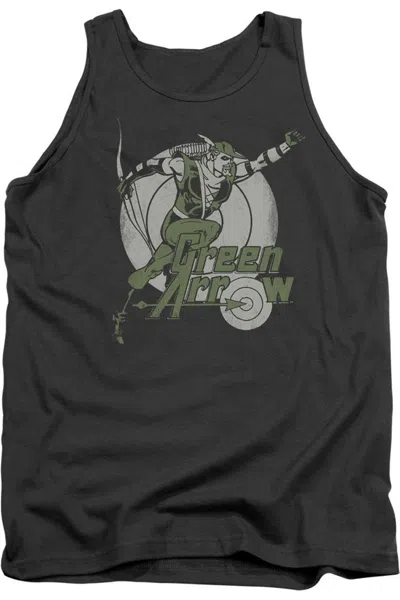 Gildan Dc Comics Right On Target Adult Tank Top In Black